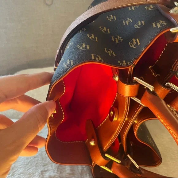 Dooney & Bourke Gretta Mini Barlow in Brown Tmoro - Picture 7 of 15